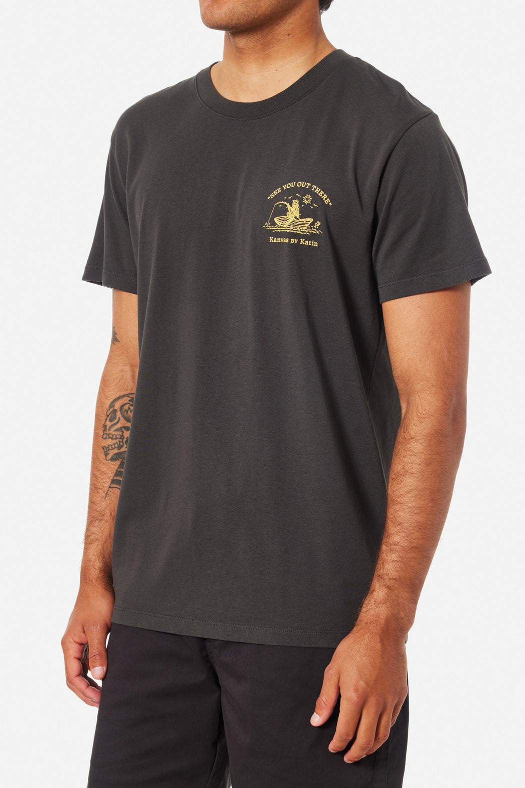 Cast Off Tee | Black Wash