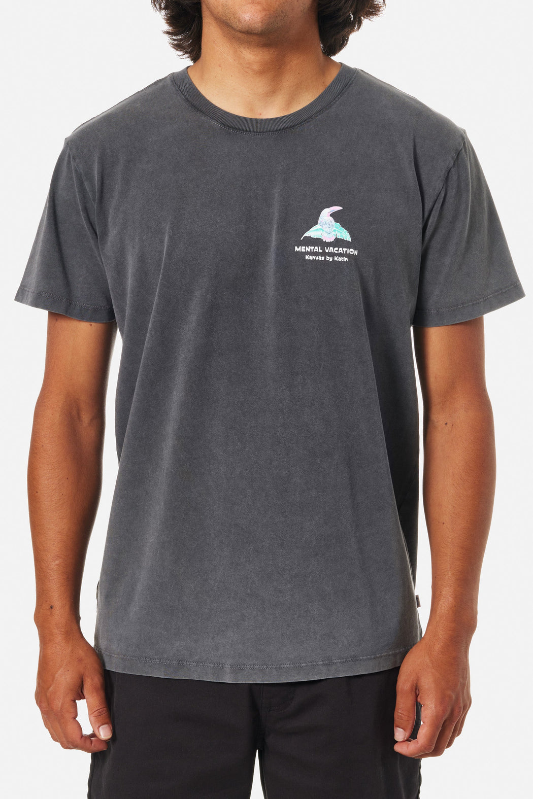 Paradise Birds Tee l Black Sand Wash