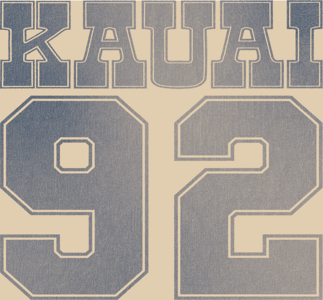 KAUAI Tee | Exclusive Blue & Cream