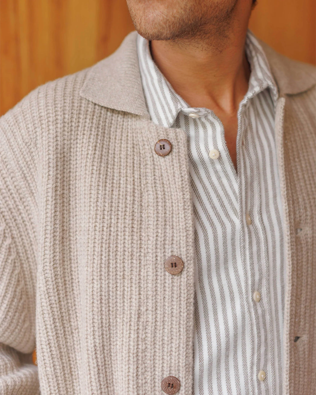 Knit Kite Jacket | Bone