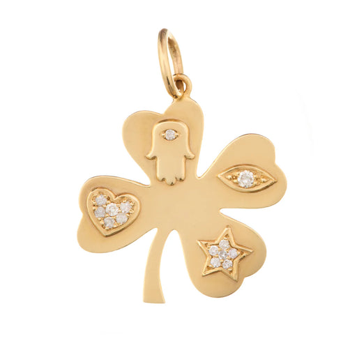 La Chance Four Leaf Clover Charm