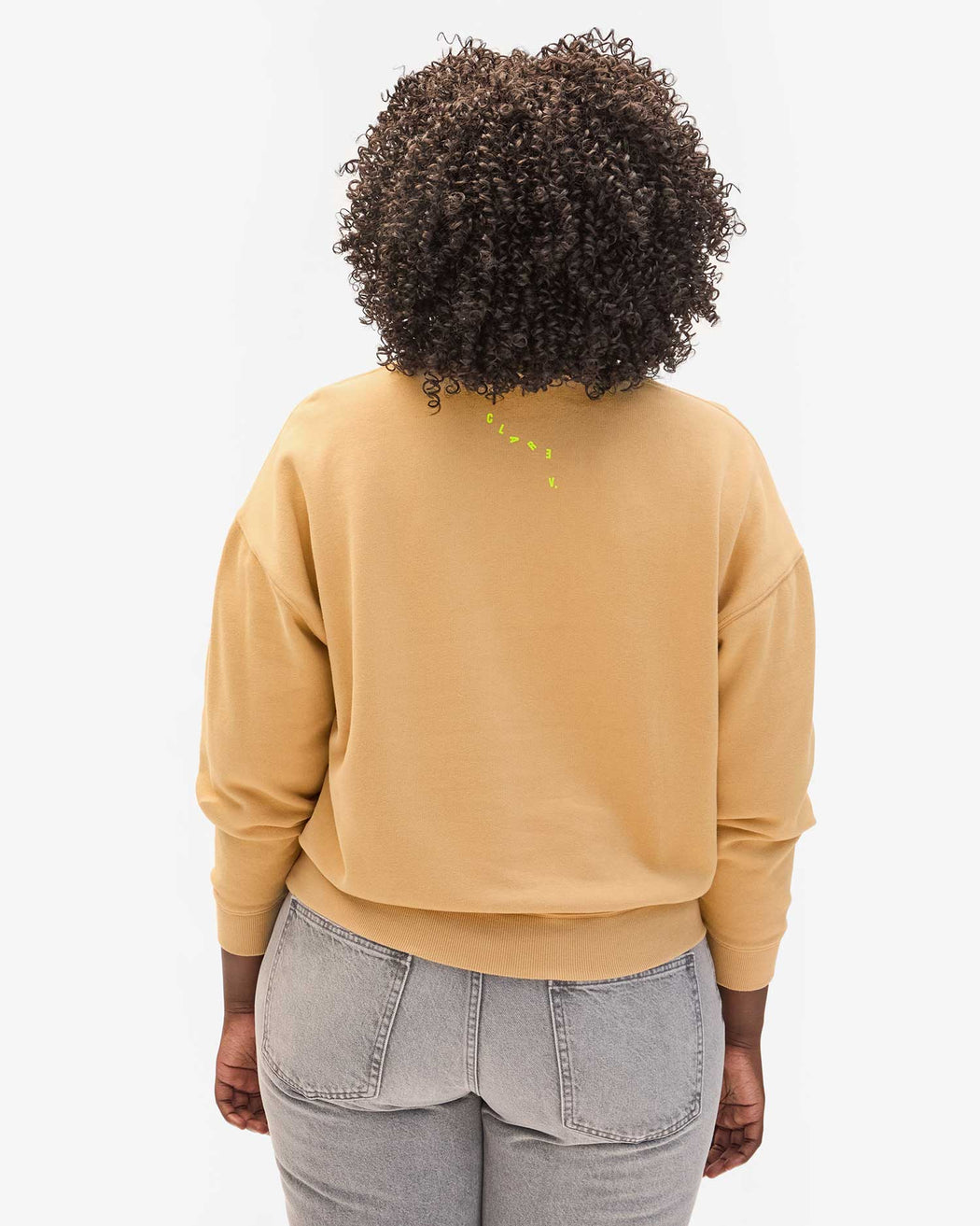 Ciao | Le Drop Sweatshirt Sand & Neon Yellow