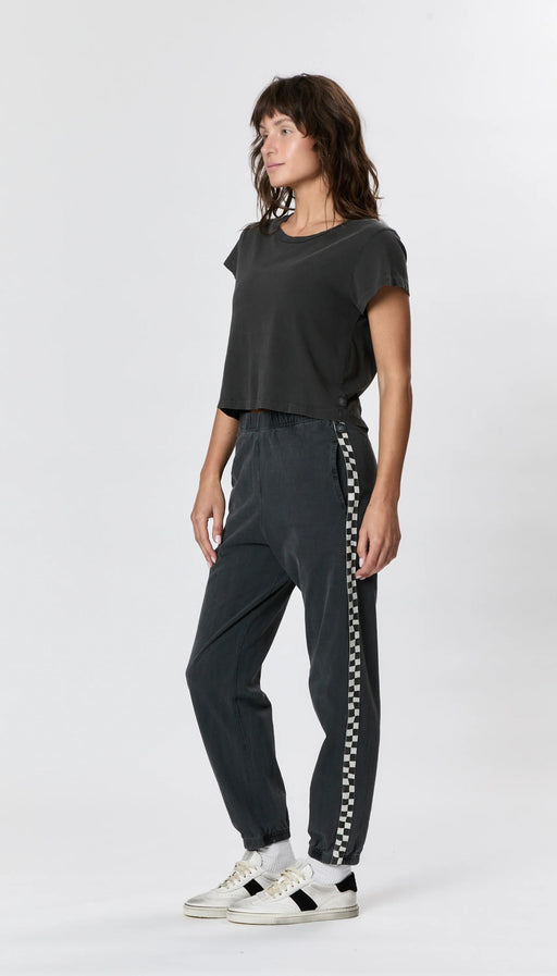 Slater Pant | Checkerboard Washed Black