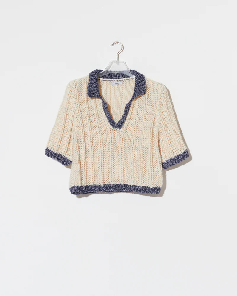 Cotton Polo Shirt | Blue Mix