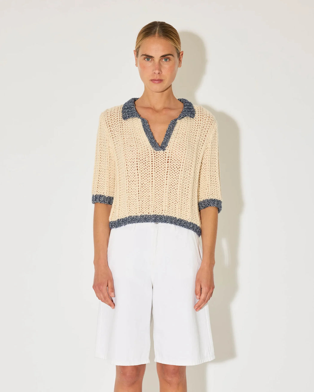 Cotton Polo Shirt | Blue Mix