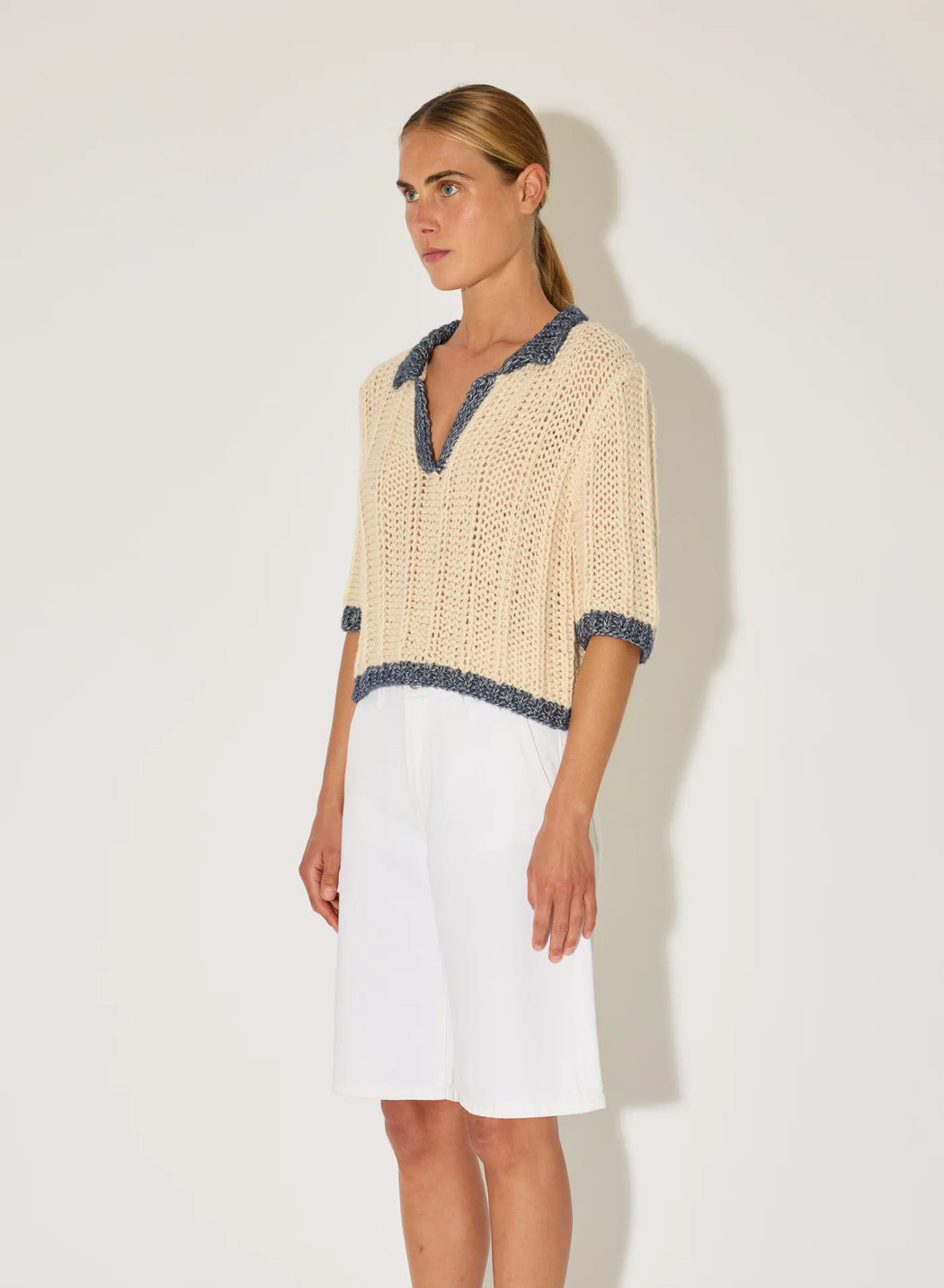 Cotton Polo Shirt | Blue Mix