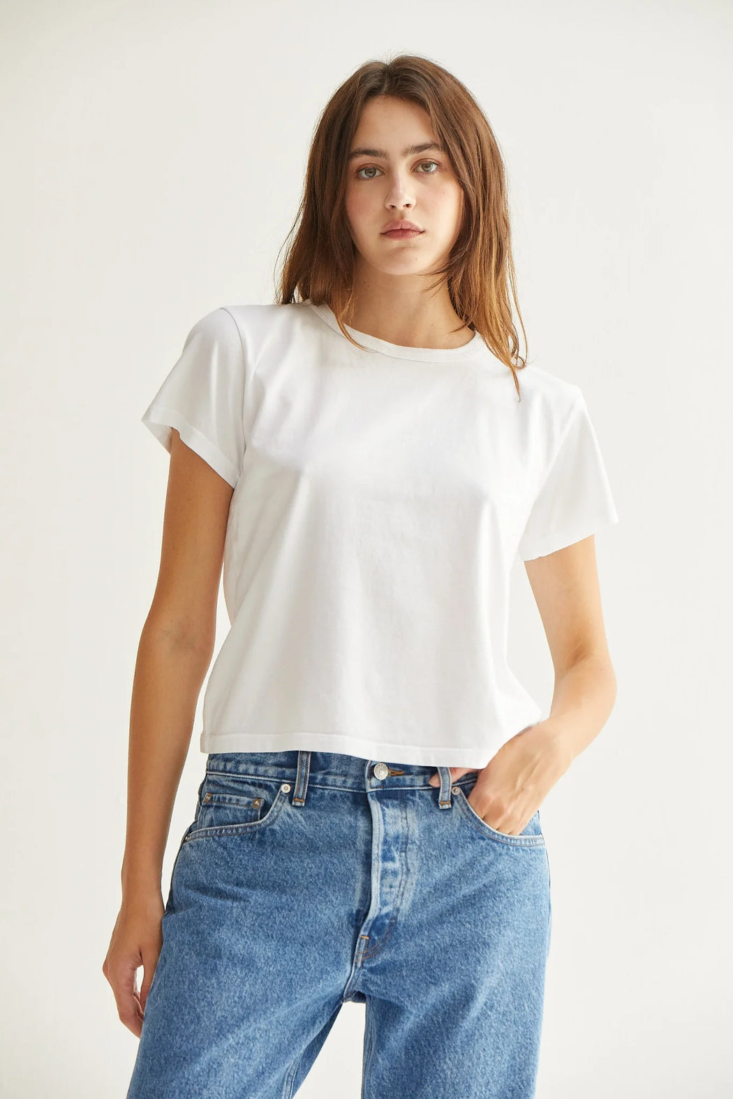 Marielle Classic Tee | White