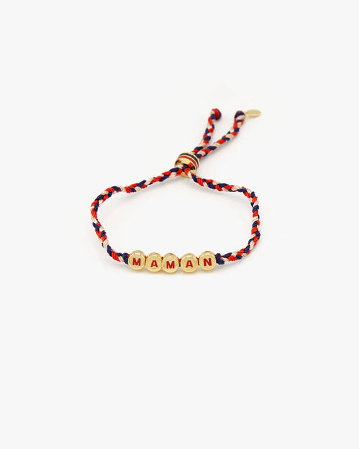 Maman Cord Bracelet l Multi & Gold