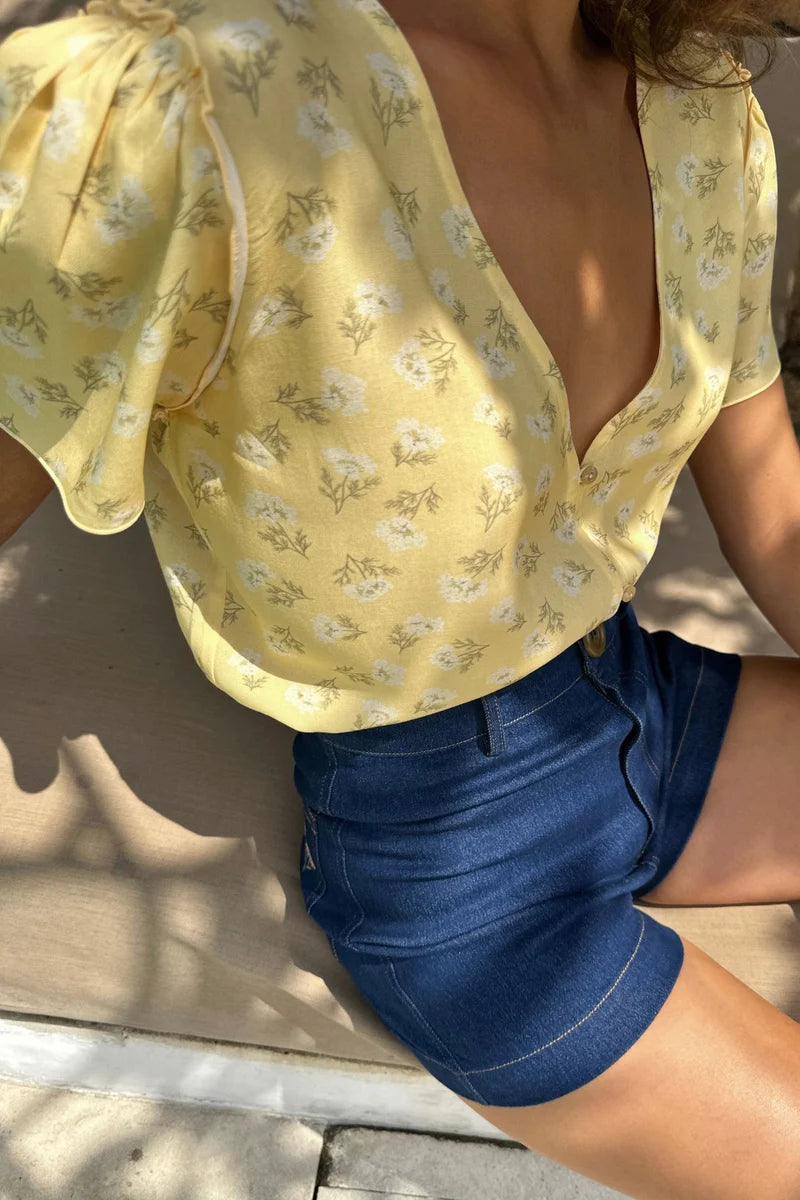 Monty Top | Yellow