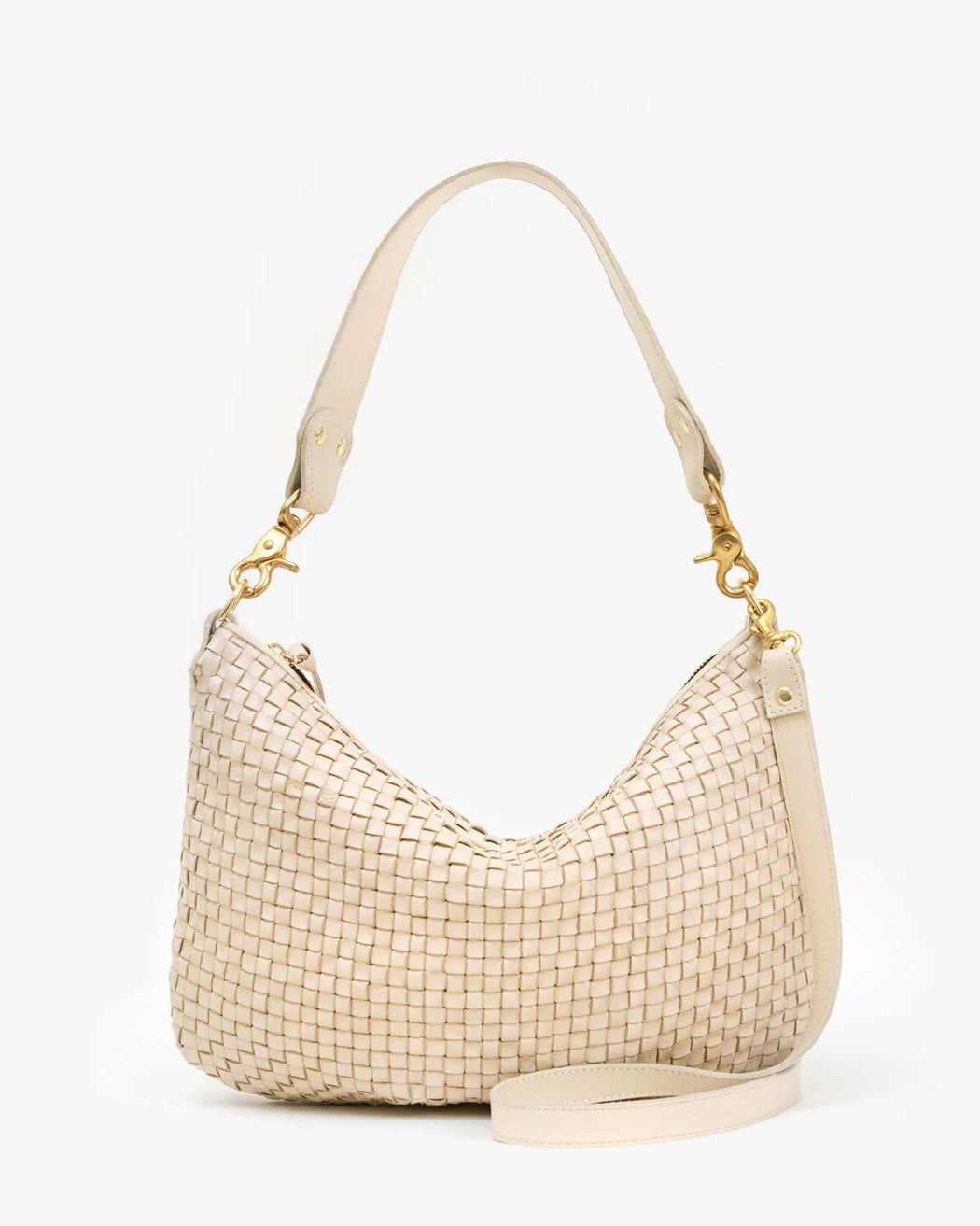 Moyen Messenger l Woven Checker Cream