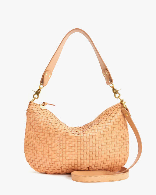 Moyen Messenger | Woven Checker Bisque