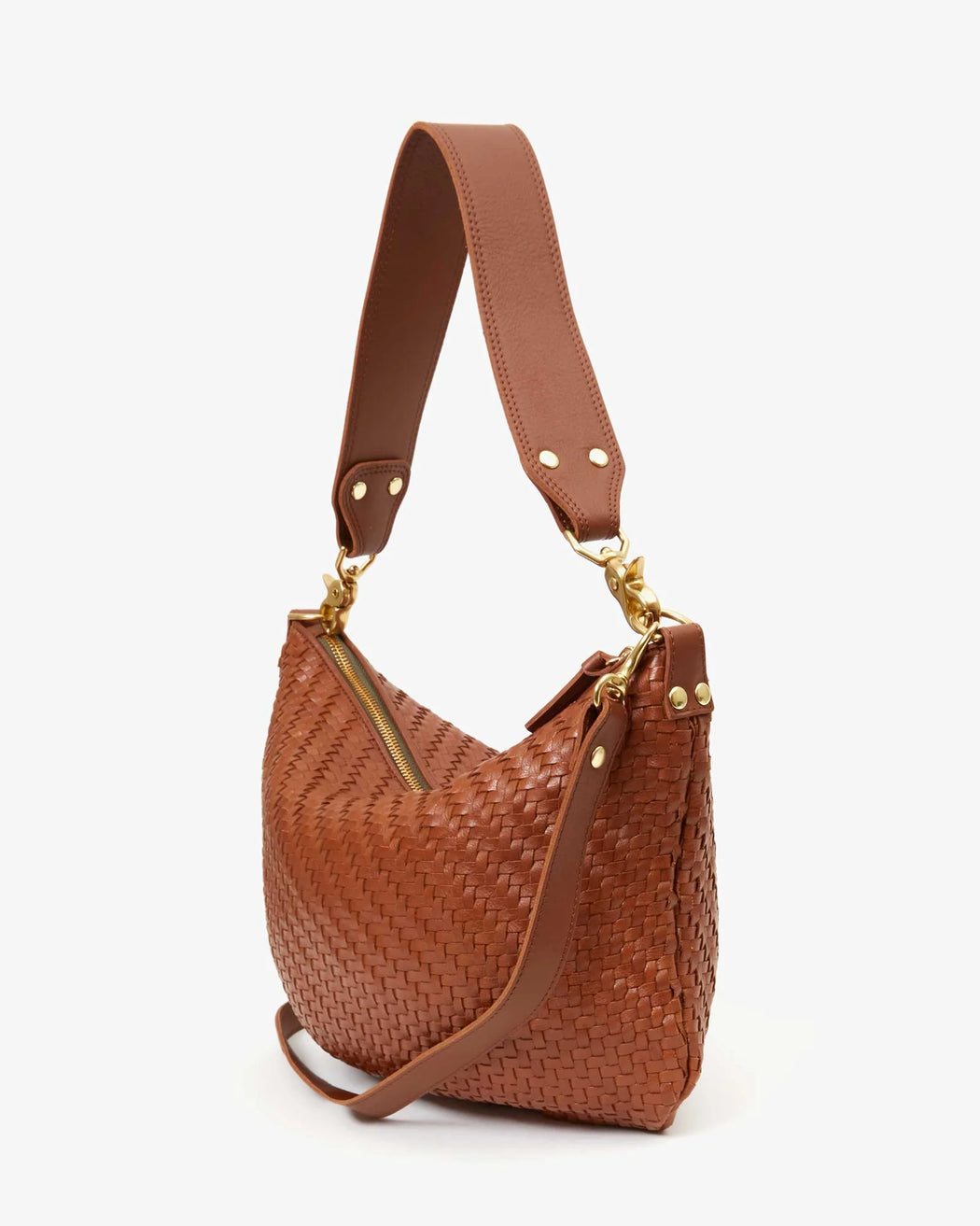 Moyen Messenger | Woven Zig Zag Hazelnut