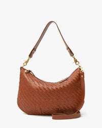 Moyen Messenger | Woven Zig Zag Hazelnut