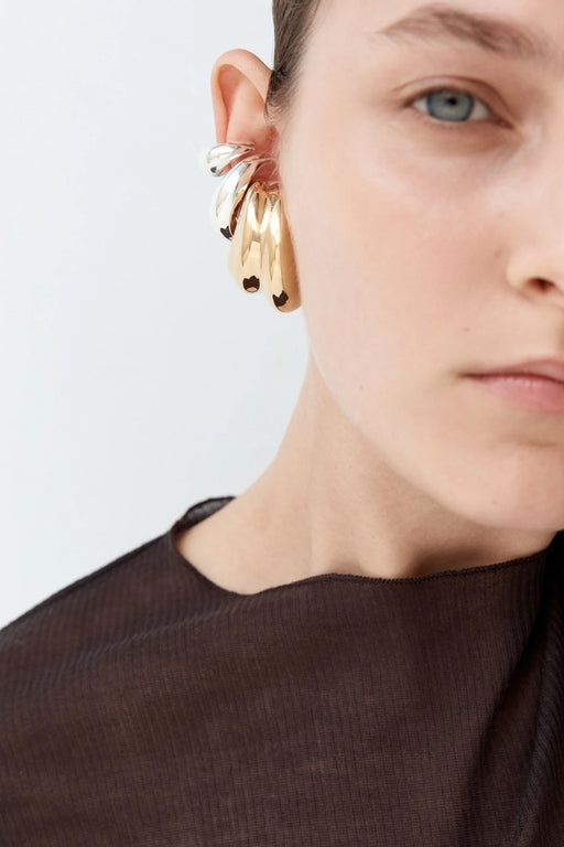 Mega Cuff Hoops | Gold