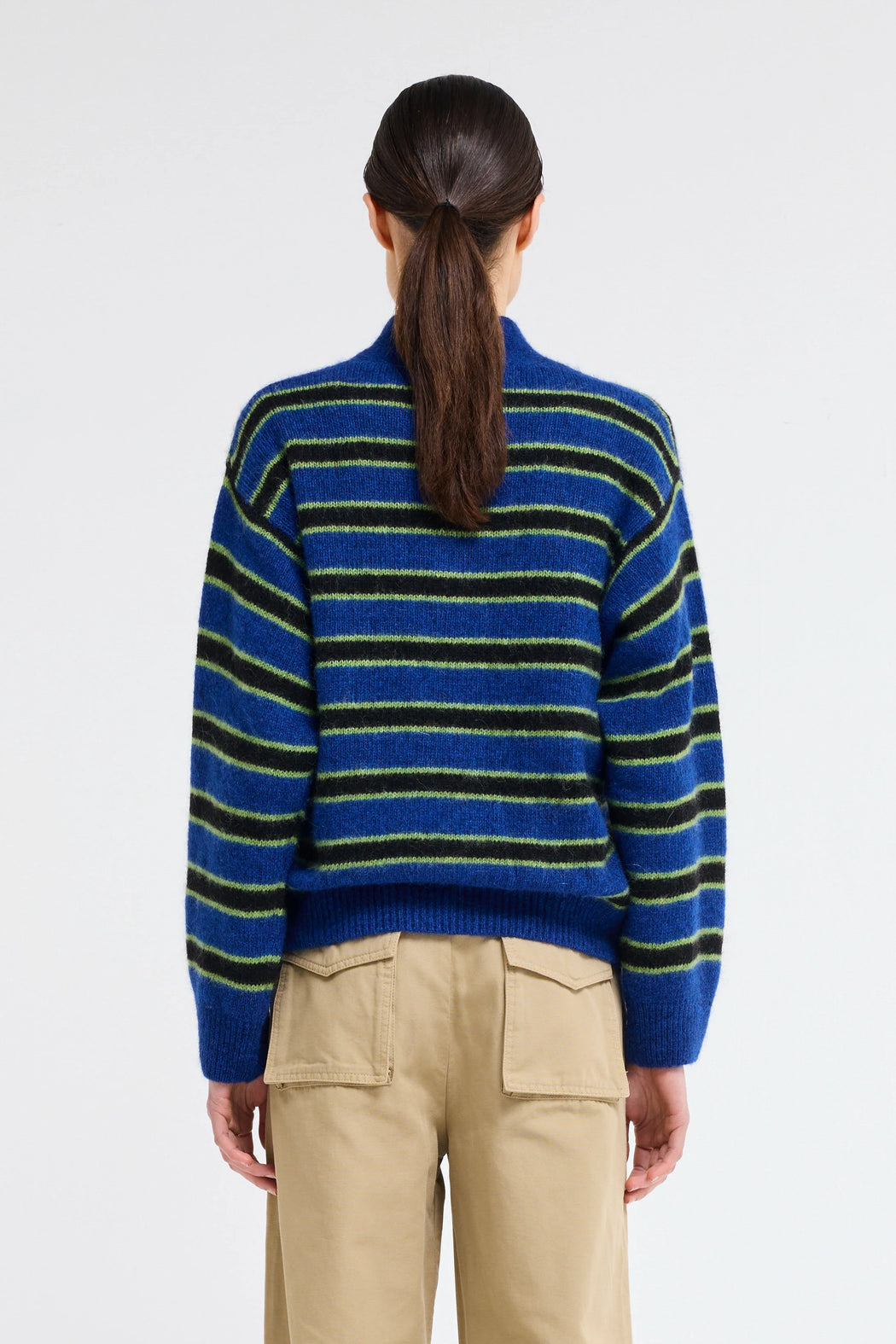 Dolphin Stripe Cardigan