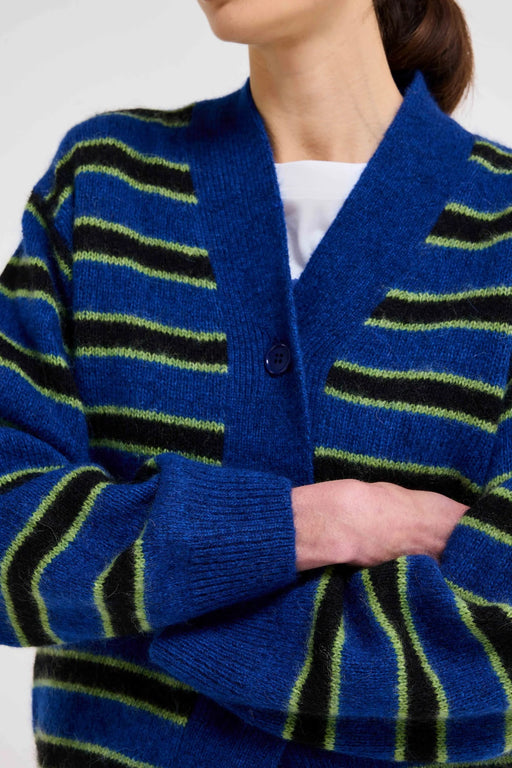 Dolphin Stripe Cardigan
