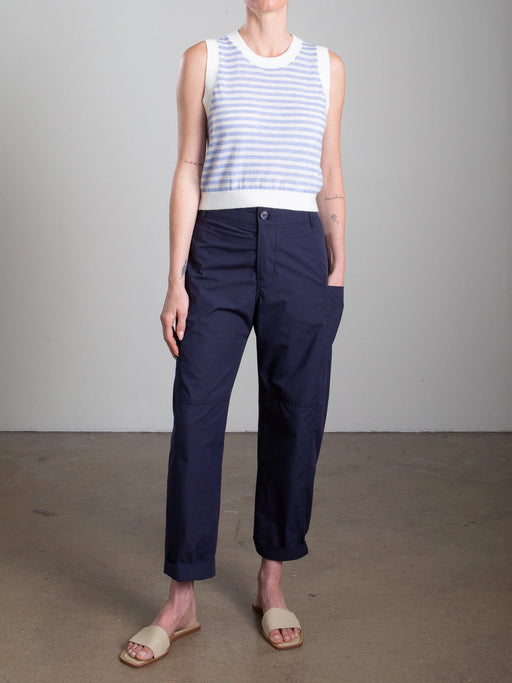 Torrance Pant in Paperweight Cotton | Midnight