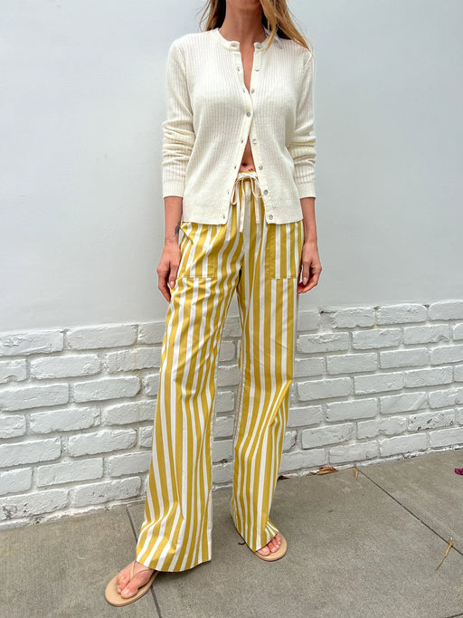 Casey Pant in Cotton Stripe | Sun