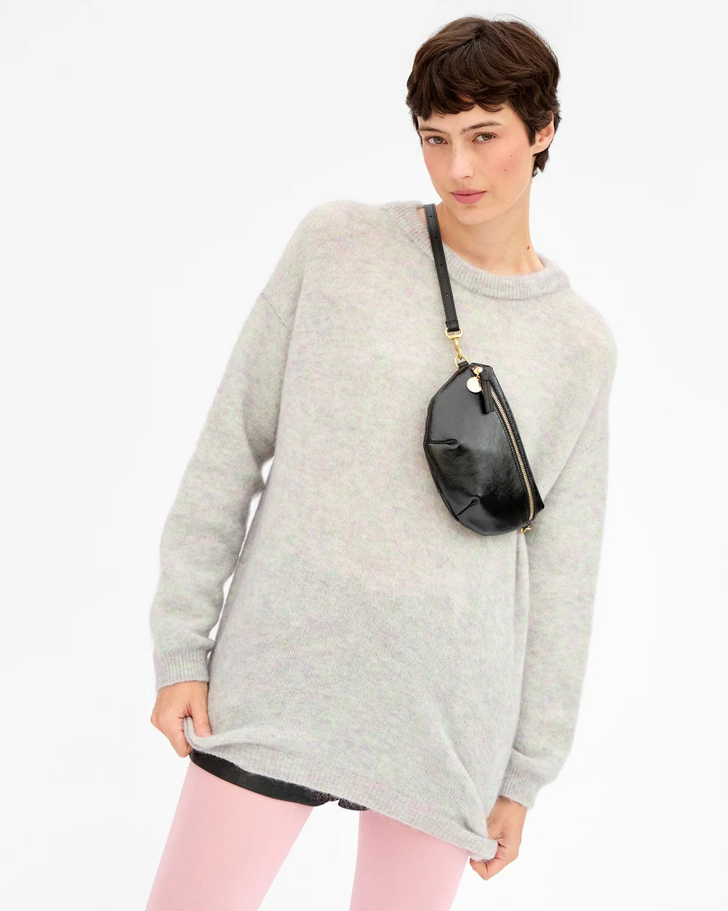 Petit Fanny | Black Crinkle Patent