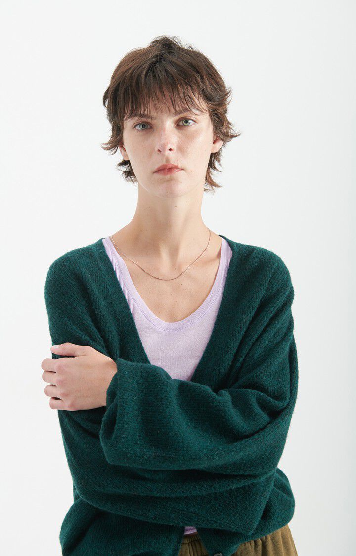 Women's Cardigan Raxow | Cypress Black Melange