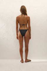 Sete Bikini Top | Lola Polkadot Cream / Black
