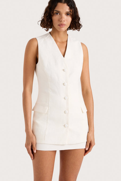 Eloise Vest | White