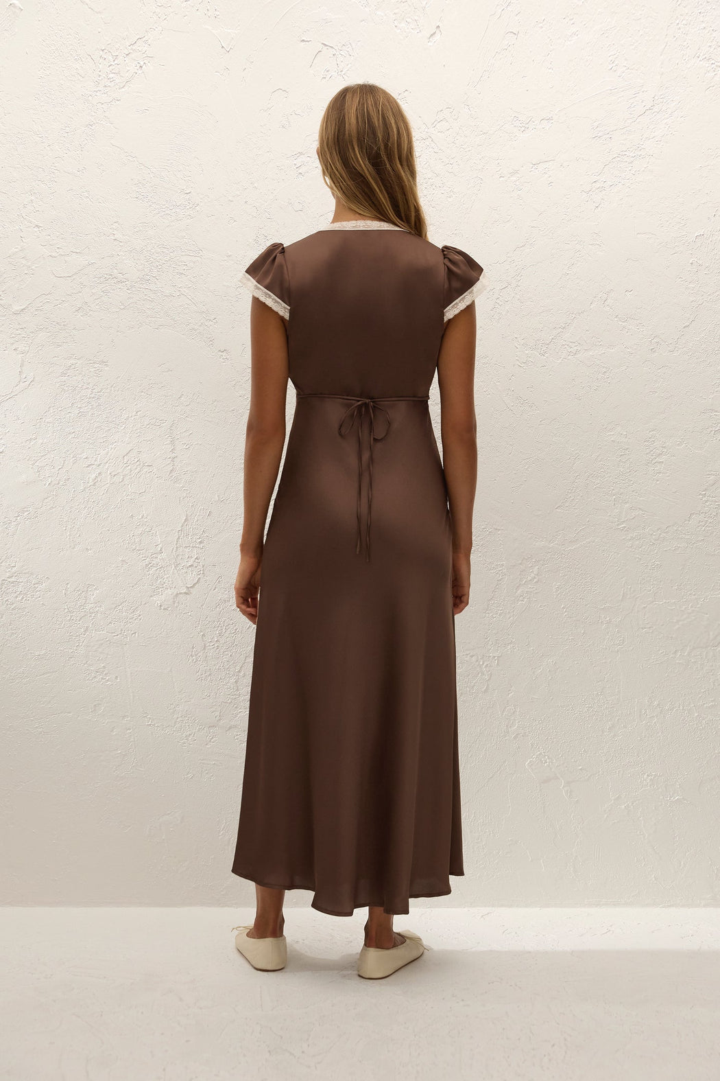 Elvira Maxi Dress | Chocolate Lace