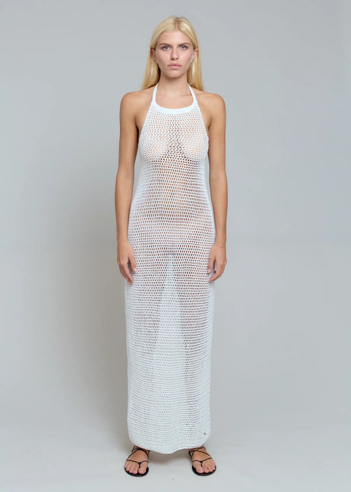 Arisa Crochet Dress | White