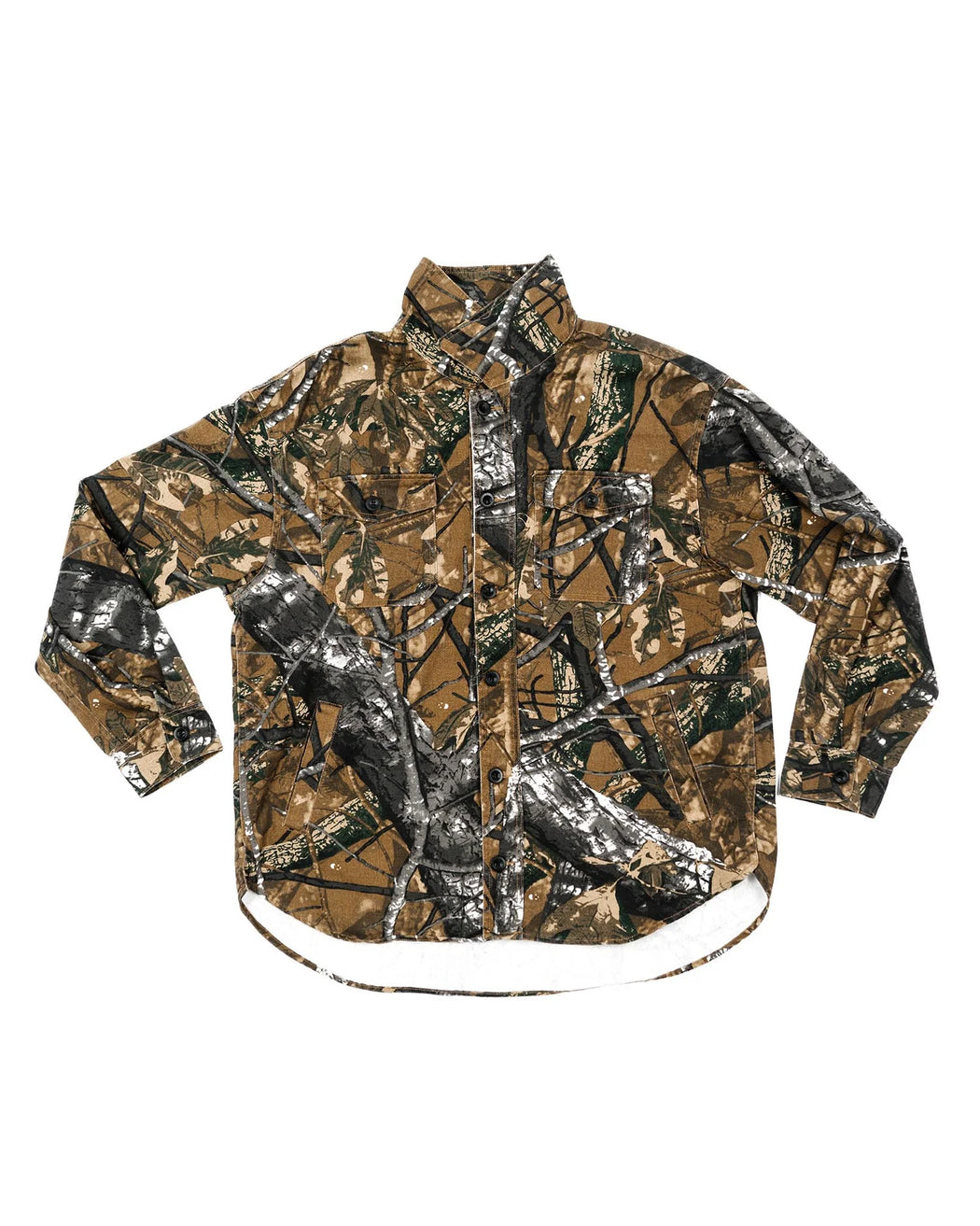 Bucky Camo Split Hem Shirt Jacket | Real Tree Camouflage