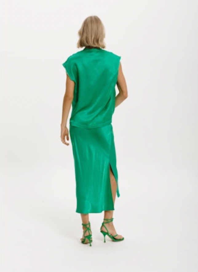 Slip Skirt  | Wimbledon Green