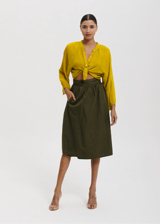 Mary Shirt | Chartreuse