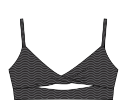 Twist Top | Moonless Night Wave