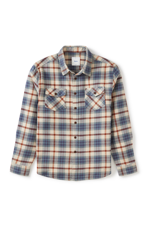 Sierra Flannel | Dusty Blue