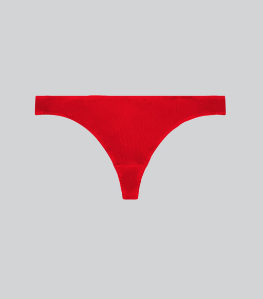 Organic Cotton Thong | Poppy Red
