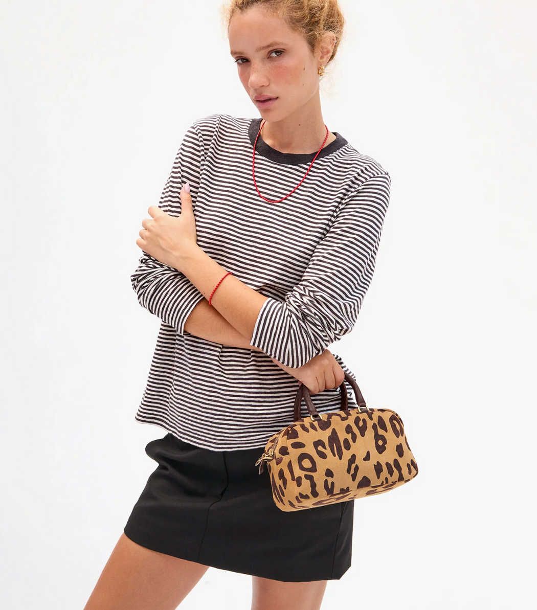 Petite Claudine | Lark / Brown Pablo Cat Suede