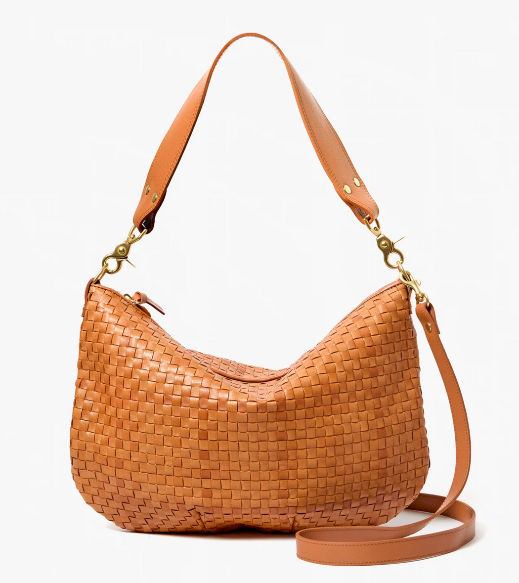 Moyen Messenger | Natural Woven Checker