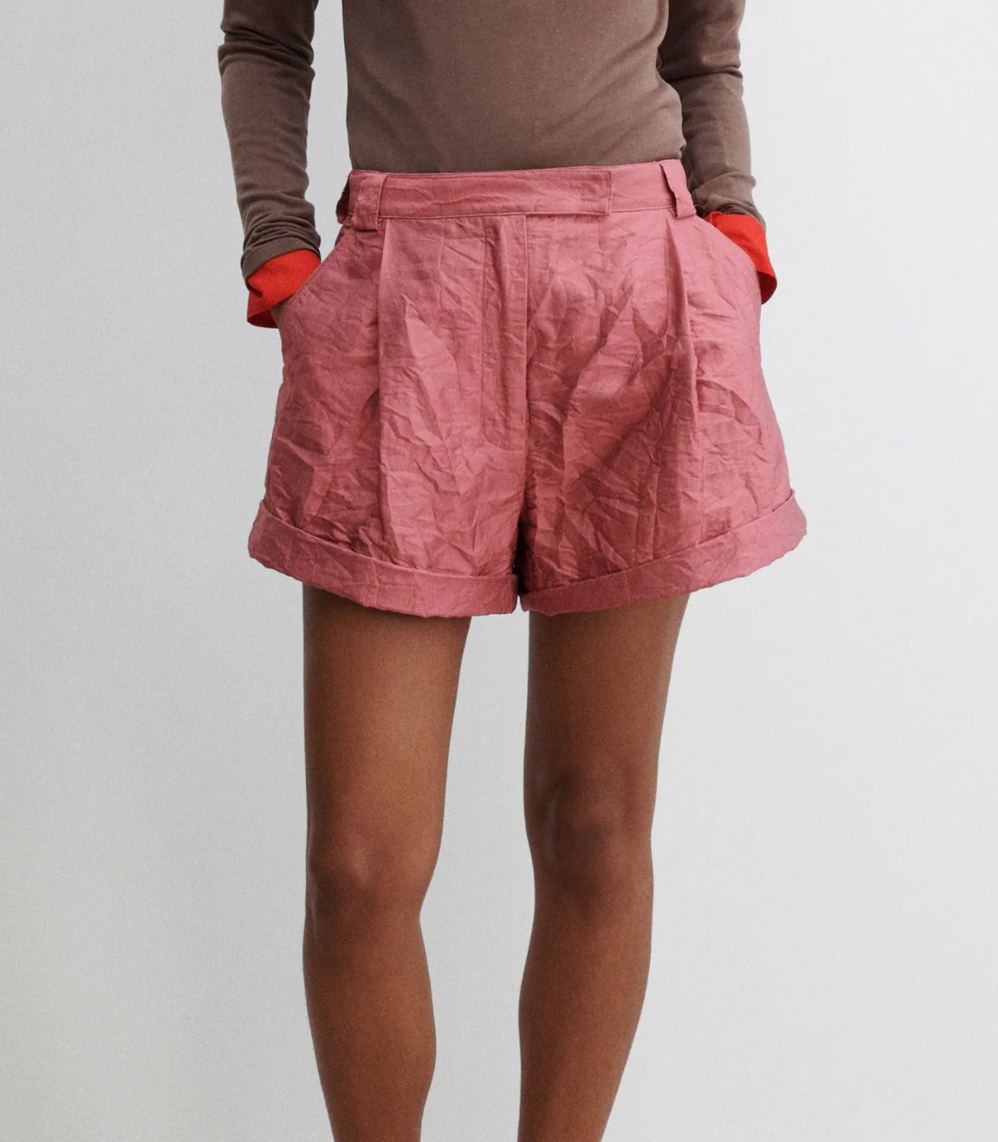 Joni Shorts | Dark Pink
