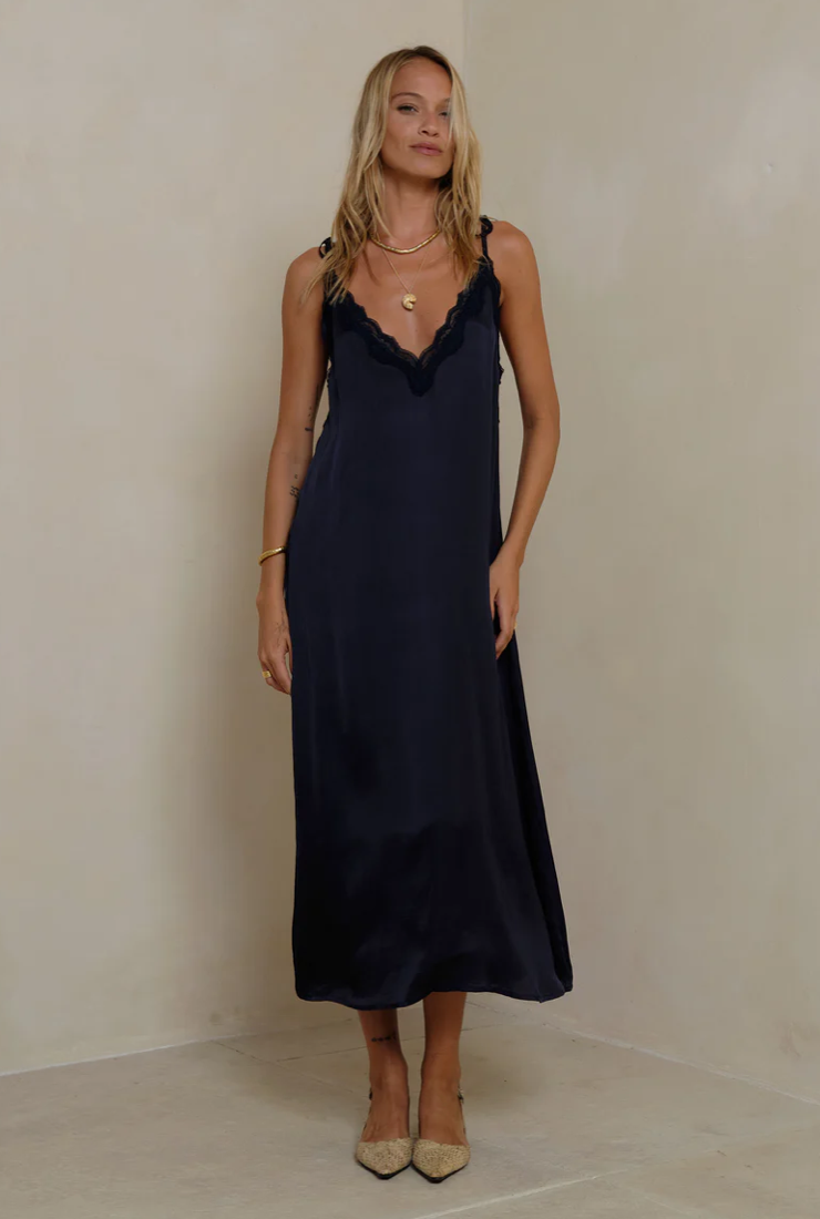 Oriana Dress | Navy