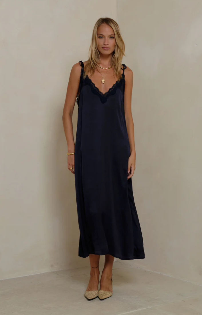 Oriana Dress | Navy