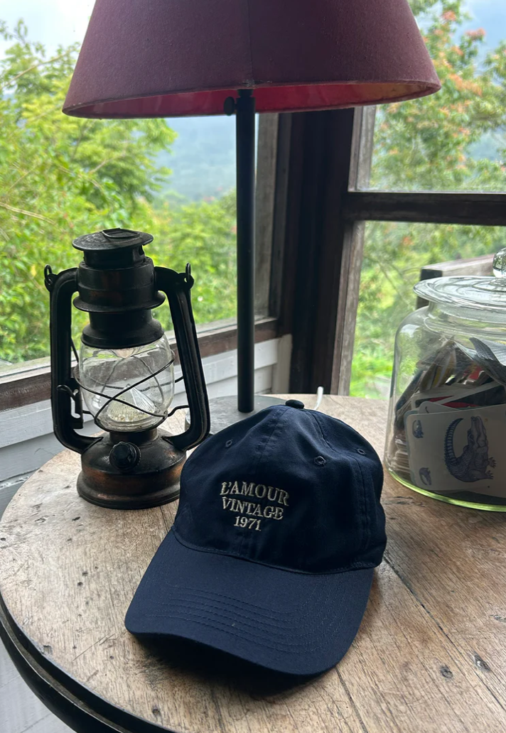 L'Amour Vintage Hat | Navy