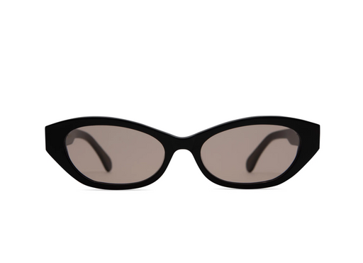 Dani | Gloss Black w/ Brown Lens