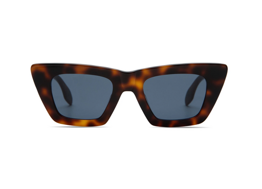 Lori | Brown Tort w/ Dark Blue Lens