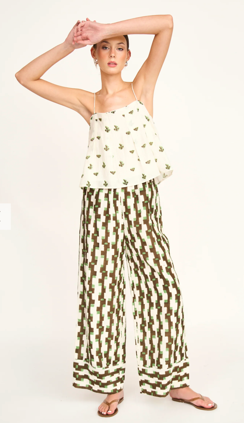 Woodstock Pant | Chocolate Mint Hopscotch