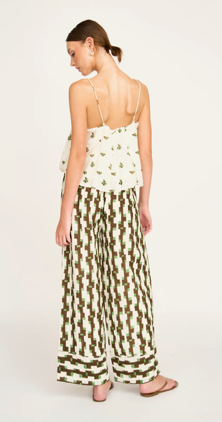 Woodstock Pant | Chocolate Mint Hopscotch