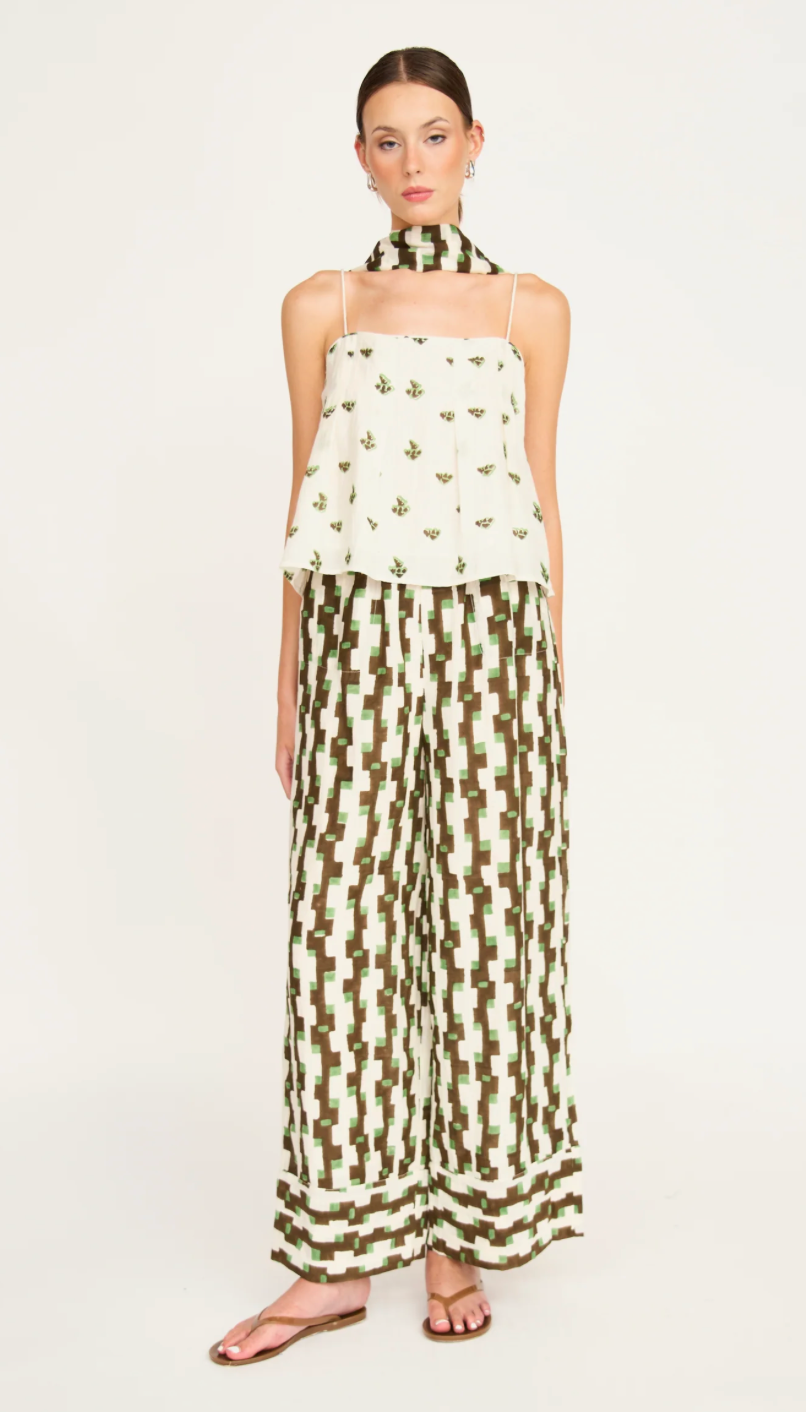Woodstock Pant | Chocolate Mint Hopscotch