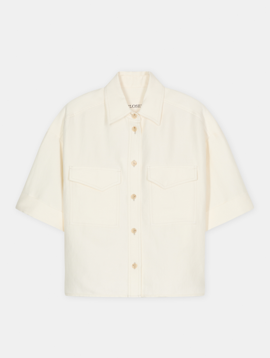 Utility Shirt | Ivory