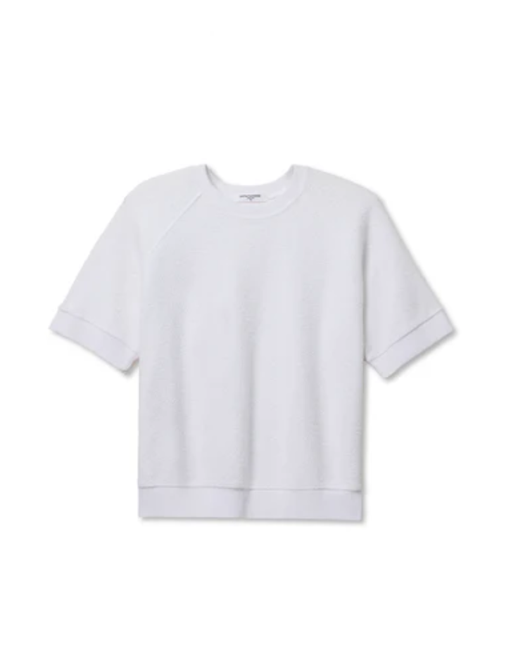 Kennedy Short Sleeve Crew | White