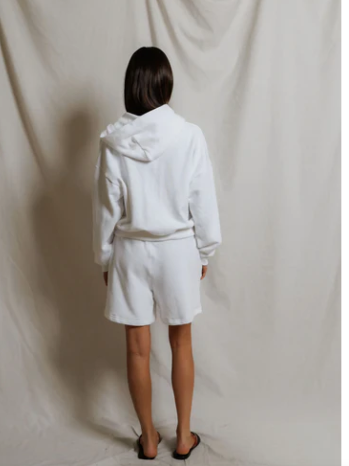 Bari Sweat Short | White