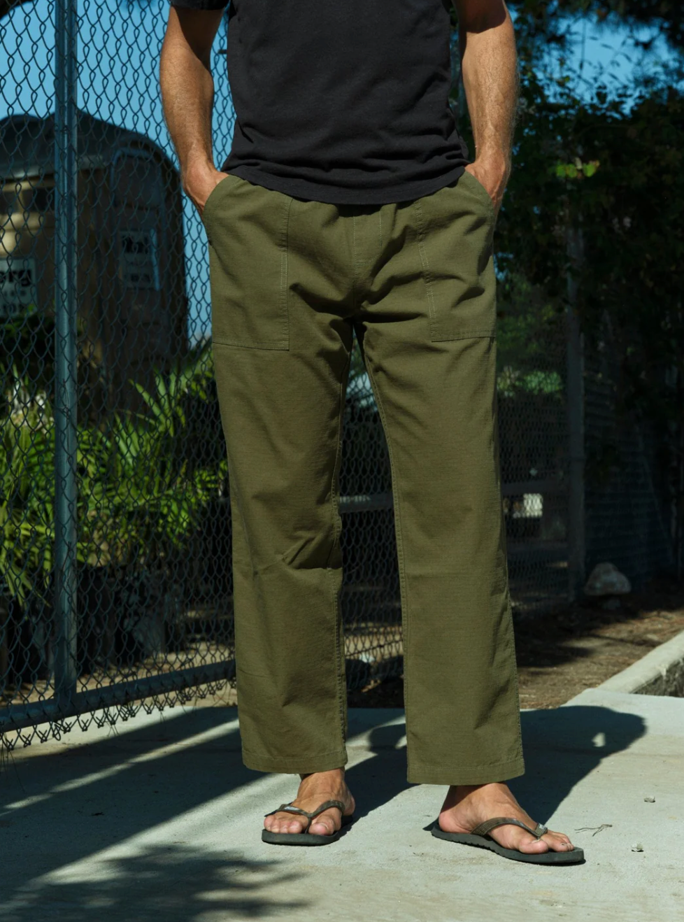 Drawstring Salvador Pant | Mash Green