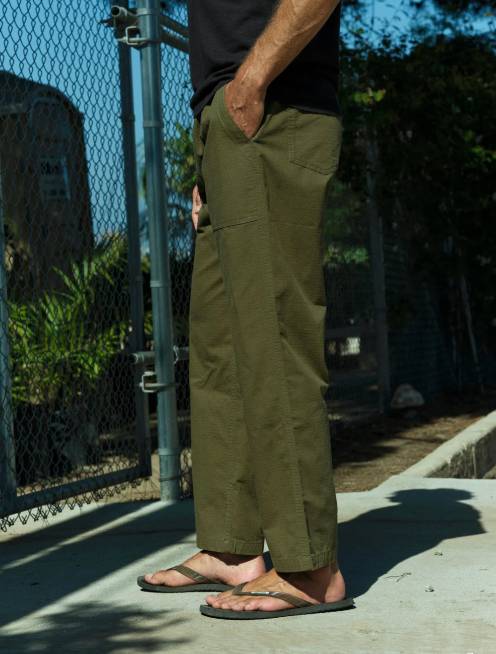 Drawstring Salvador Pant | Mash Green